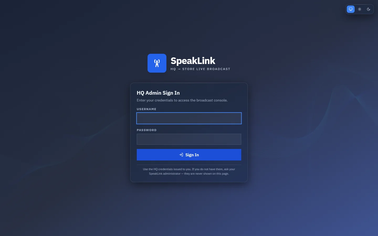 speak login
